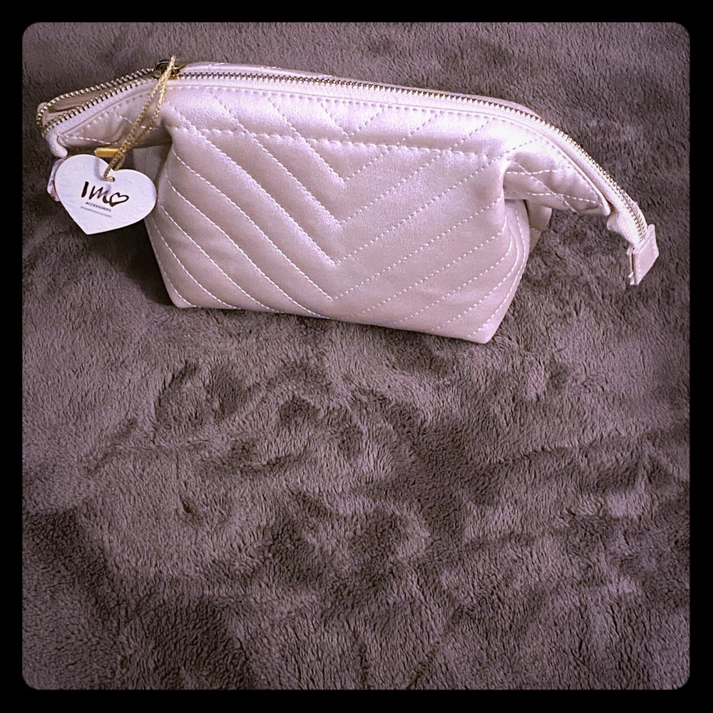 Gold Makeup Bag